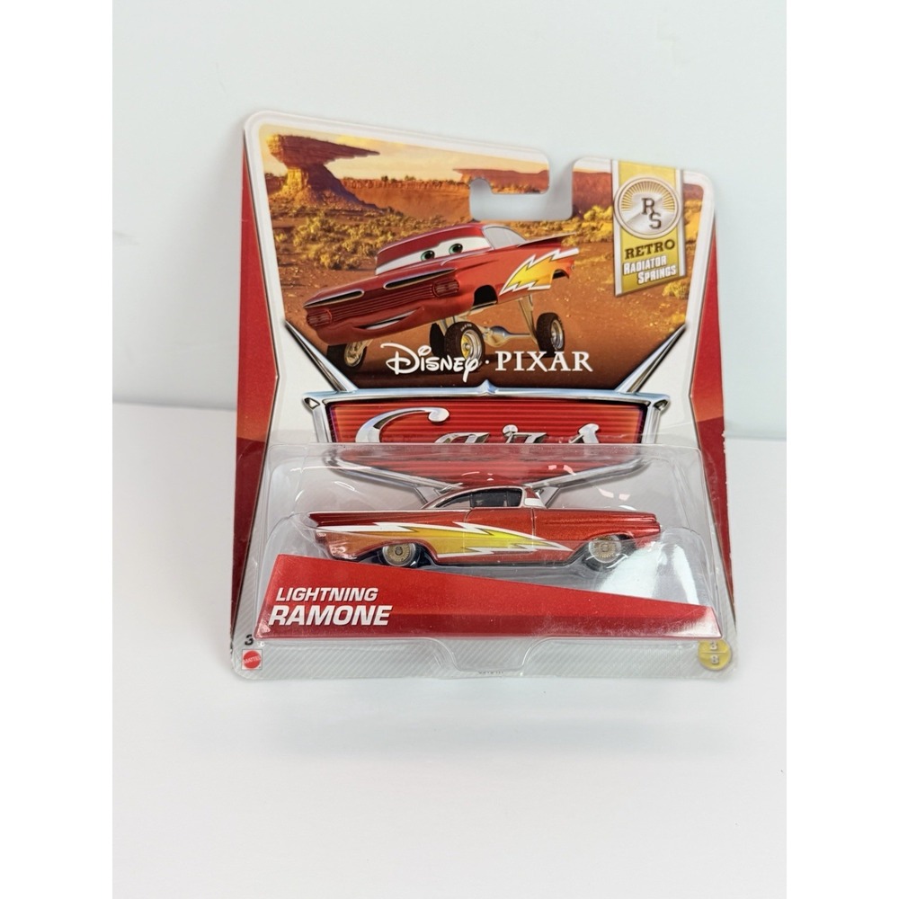 2012 Mattel Disney Pixar Cars Retro Radiator Springs Series LIGHTNING RAMONE